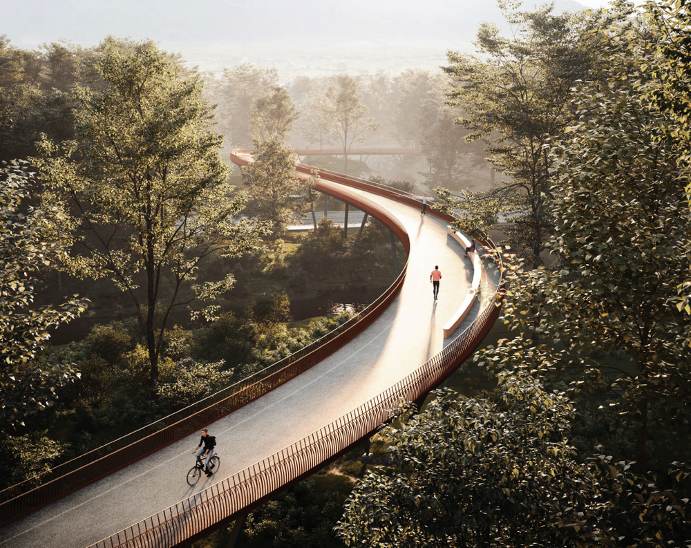 Архитектурно студио „Боеле“ от Чехия е победителят в международния конкурс за пешеходен мост в Южния парк 