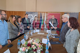 Пазарджик - проф. Велислав Минеков - посещение