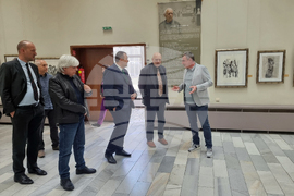 Пазарджик - проф. Велислав Минеков - посещение