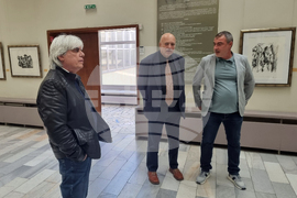 Пазарджик - проф. Велислав Минеков - посещение