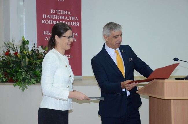 Община Видин е удостоена с Почетен плакет на Висшия адвокатски съвет