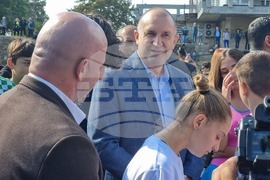 Ямбол - Румен Радев  - "Спортувай с президента" - инициативата  