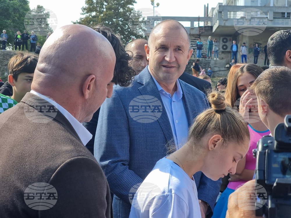 Ямбол - Румен Радев - "Спортувай с президента" - инициативата
