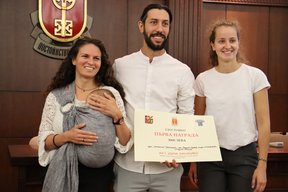 Екип на студио „Нада“ спечели голямата награда в архитектурния пленер АРТ ЗОНА ХАСКОВО
