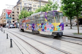 Площад „Славейков“ - „Трамвая на приказките“