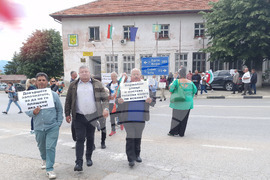 Кърнаре - карловски села - протест