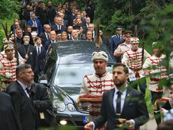 Цар Фердинанд - тленни останки - траурна процесия