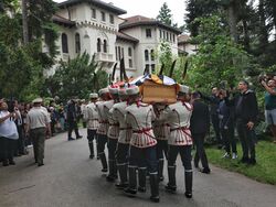 Цар Фердинанд - тленни останки - траурна церемония
