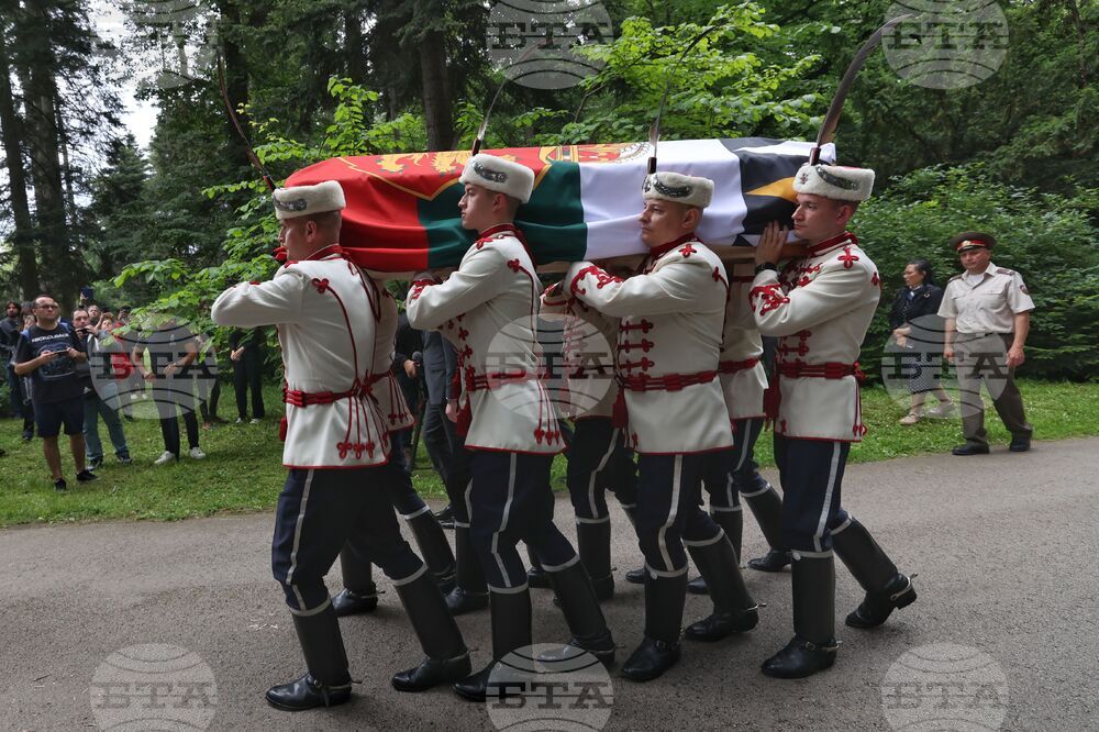 Цар Фердинанд - тленни останки - траурна церемония