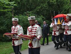Цар Фердинанд - тленни останки - траурна церемония