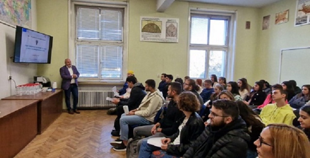 Кариерно изложение за студенти се състоя в Геолого-географския факултет на Софийския университет