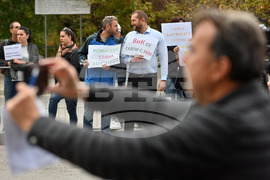 Пловдив - първа копка - протест