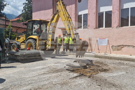 Петрич - училище - образователна инфраструктура - обновяване - първа копка