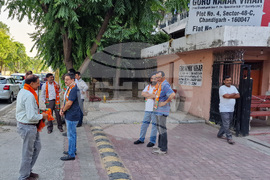 Индия - избори - партия "Бхаратия Джаната" - активисти