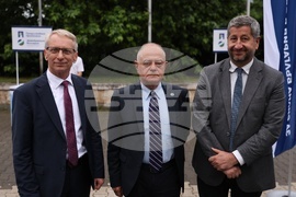 Брифинг - Николай Денков - Атанас Атанасов - Христо Иванов