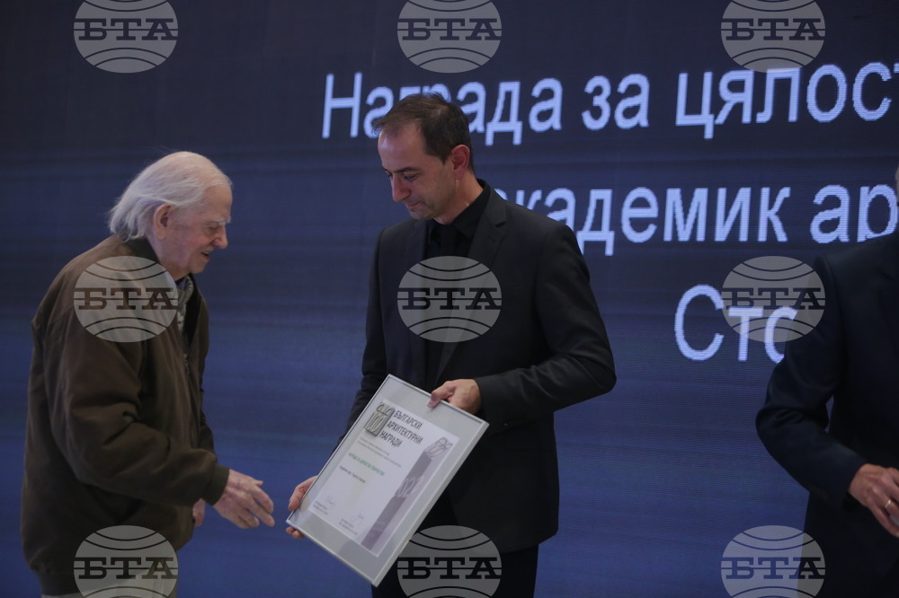 Български архитектурни награди 2022 - церемония - акад. арх. Георги Стоилов