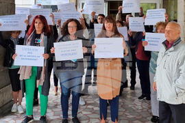 Варна - Служба по кадастър - протест