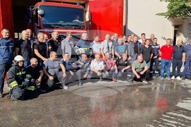 Хасково - пожарна - Николай Вълчев - пенсиониране