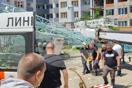 Кърджали - инцидент - кран