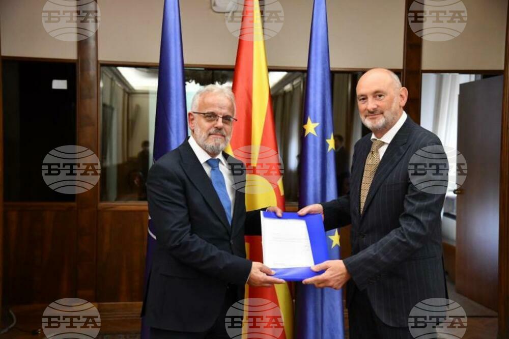 Докладът на ЕС е предаден в парламента и правителството на Република Северна Македония