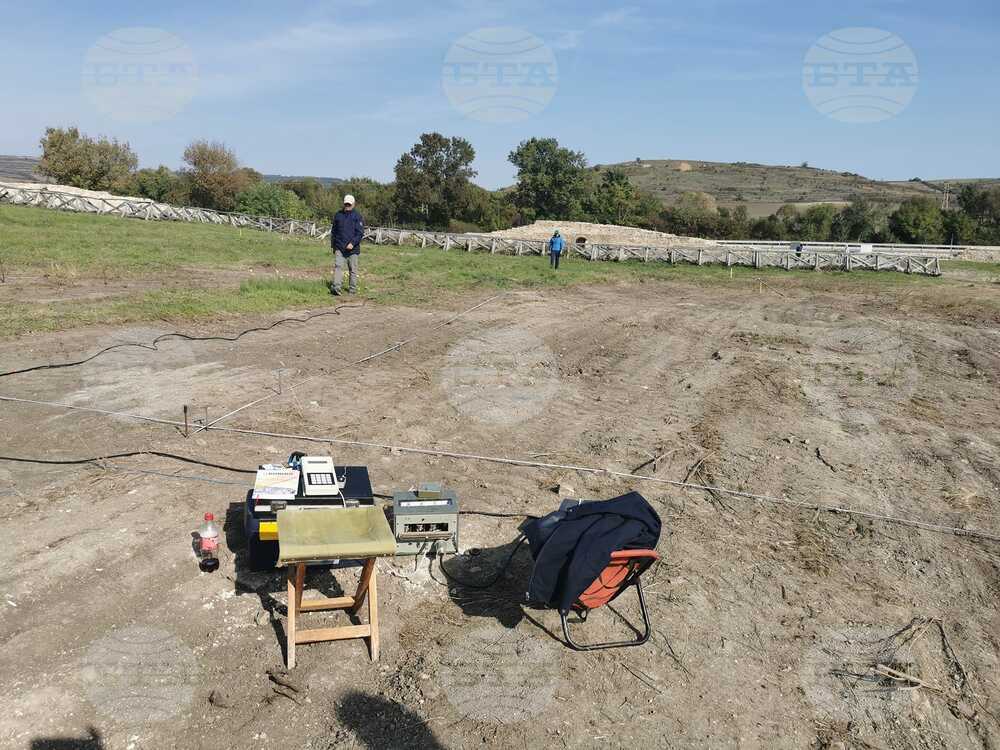 Извършено е геофизично проучване на крепостта „Коваческо кале“ край Попово