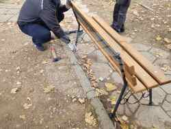 Нови пейки - Благоевград