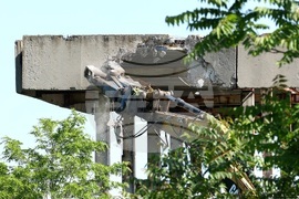 Национална детска болница - терен - разчистване