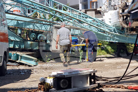 Кърджали - строителна площадка - пострадал