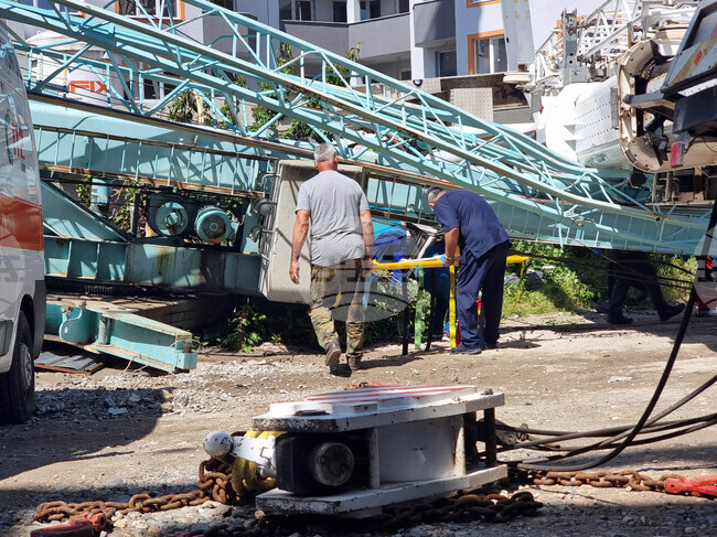 Кърджали - строителна площадка - пострадал 