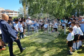 Кърджали - многофункционална спортна площадка - първа копка