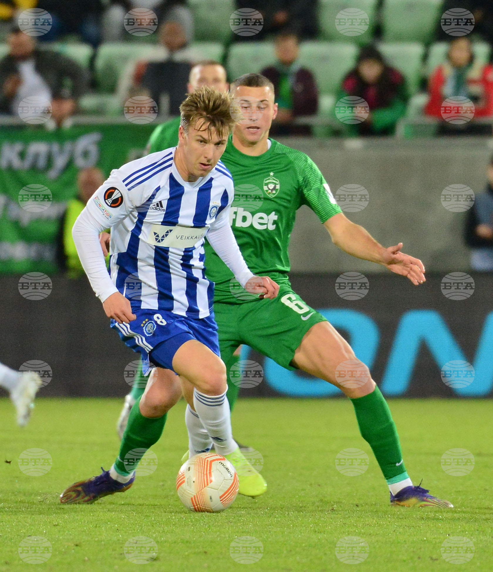 Разград - футбол - Лига Европа - Лудогорец - ХИК (Хелзинки)