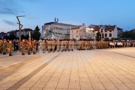 Враца - Ден на Ботев - заря-проверка