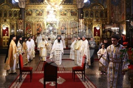 Храм "Света Неделя" - съборна архиерейска Света литургия - патриарх Неофит - годишнина