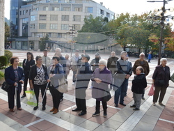 Снимка: Община Благоевград - Кметът на Благоевград Илко Стоянов подкрепи инициатива на хората с нарушено зрение в Благоевград