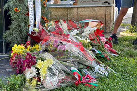 Казанлък - Христо Ботев - поднасяне на венци и цветя