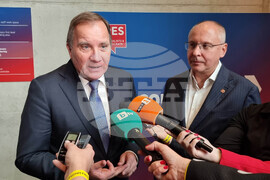 Германия - ПЕС - Стефан Льовен - Сергей Станишев - брифинг за български медии