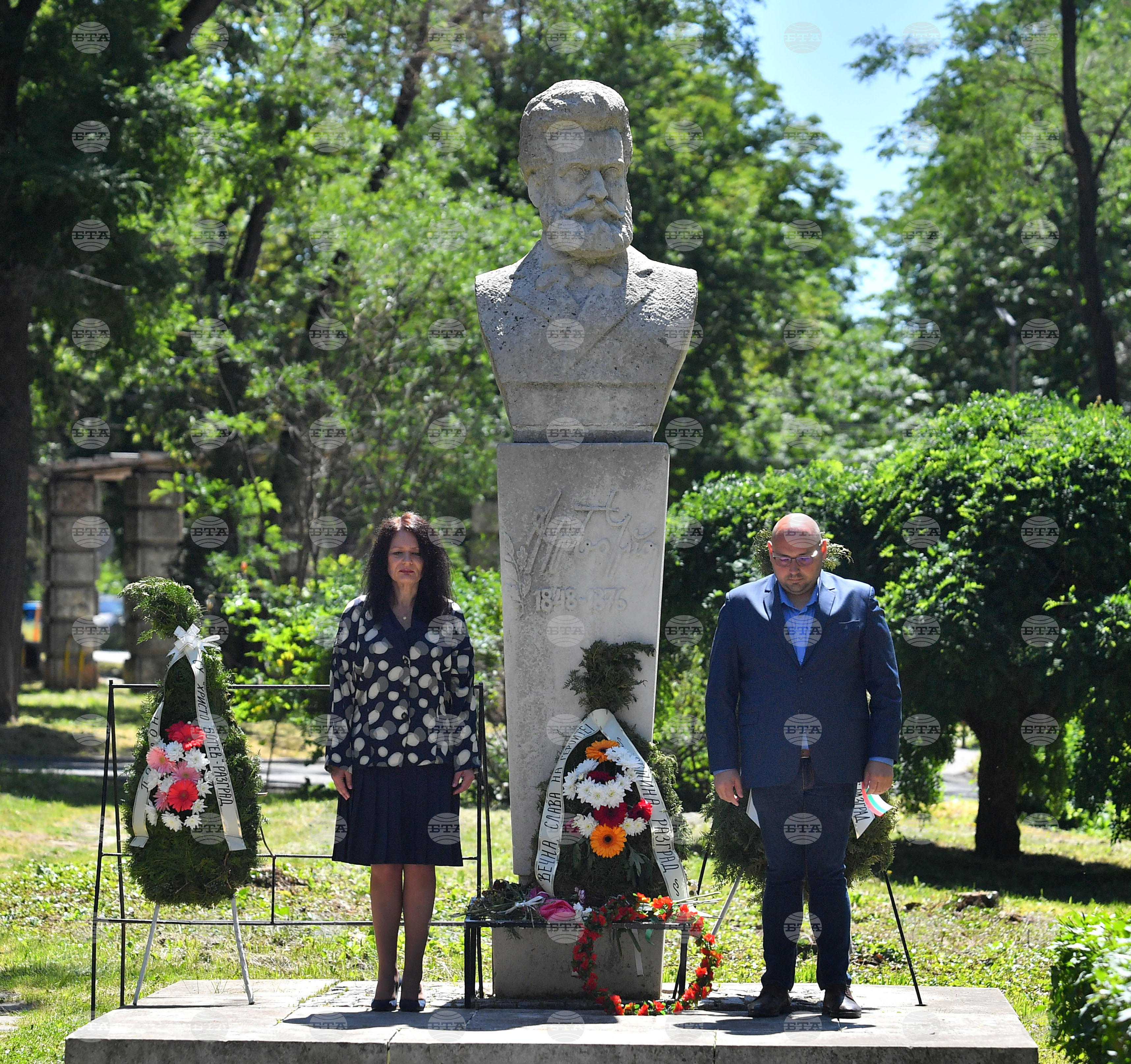 Разград - Ден на Ботев - почит