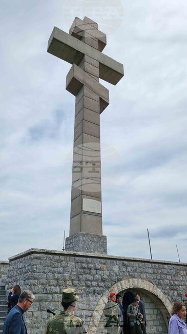 Започнаха тестове за възстановяване на осветлението на паметника на връх Околчица 