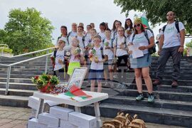 Петрич - Сдружение „Млад планинар" - посрещане