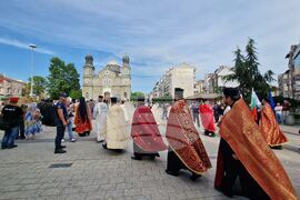 Бургас - сливенски митрополит - посещение - шествие