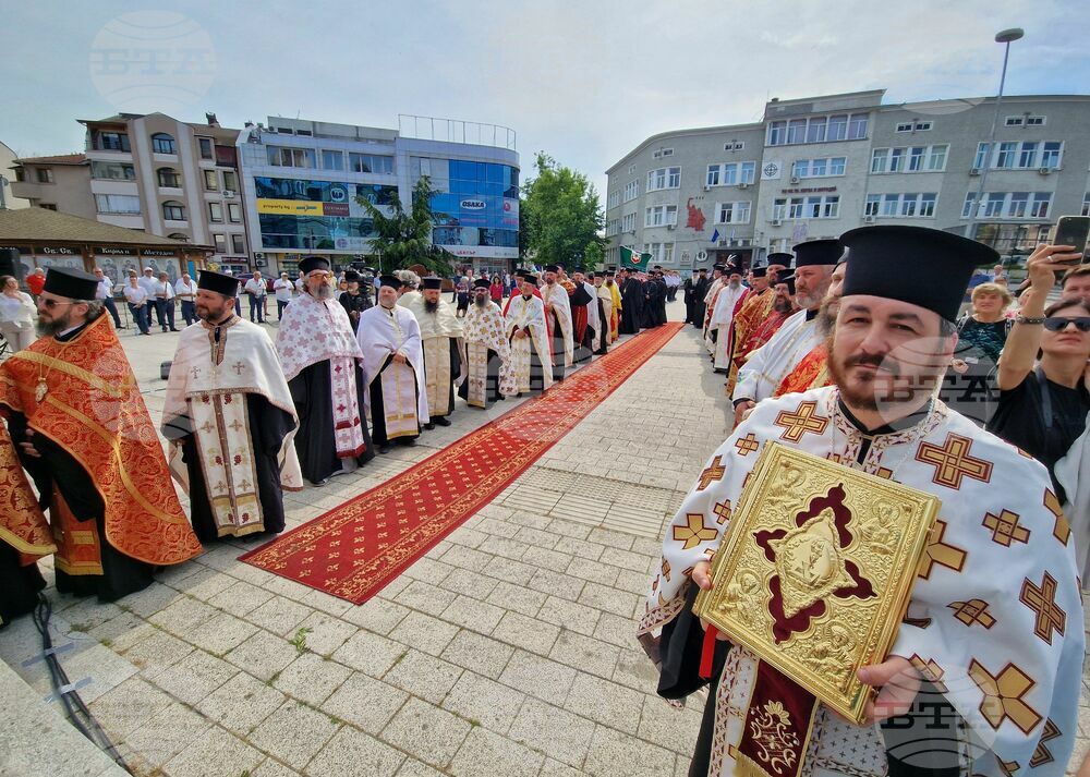 Бургас - сливенски митрополит - посещение - шествие