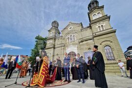 Бургас - сливенски митрополит Арсений - посещение - шествие