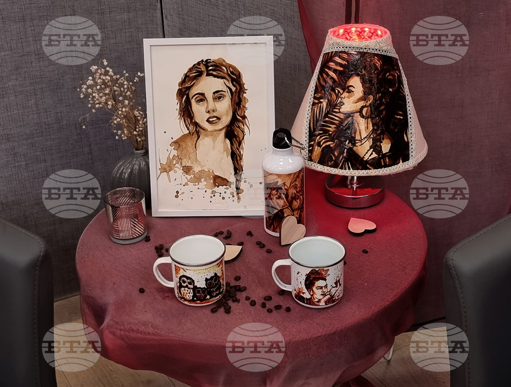 Плевен - Ивелина Христова - J’IVart - рисуване с кафе