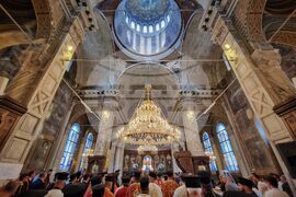 Бургас - храм "Св. св. Кирил и Методий" - сливенски митрополит Арсений - служба