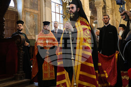 Бургас - храм "Св. св. Кирил и Методий" - сливенски митрополит Арсений - служба