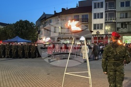 Казанлък - тържествена заря-проверка