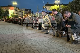 Казанлък - тържествена заря-проверка