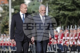 Румен Радев - Вахагн Хачатурян - официално посрещане