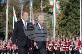 Румен Радев - Вахагн Хачатурян - официално посрещане