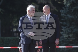 Румен Радев - Вахагн Хачатурян - официално посрещане